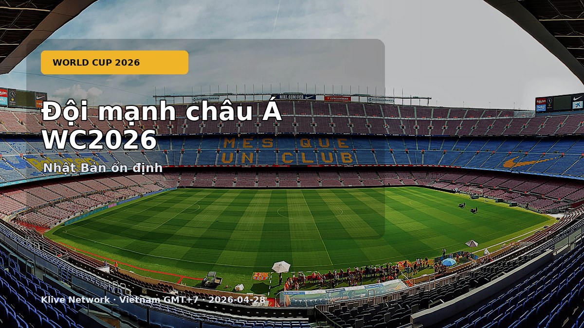 World Cup 2026 đội nào mạnh nhất châu Á